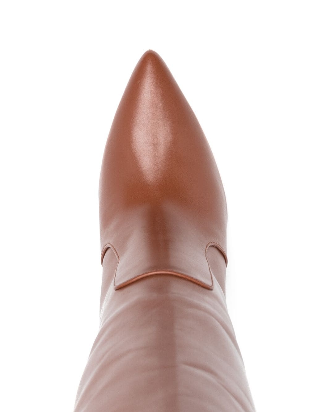 heeled leather boots - 4