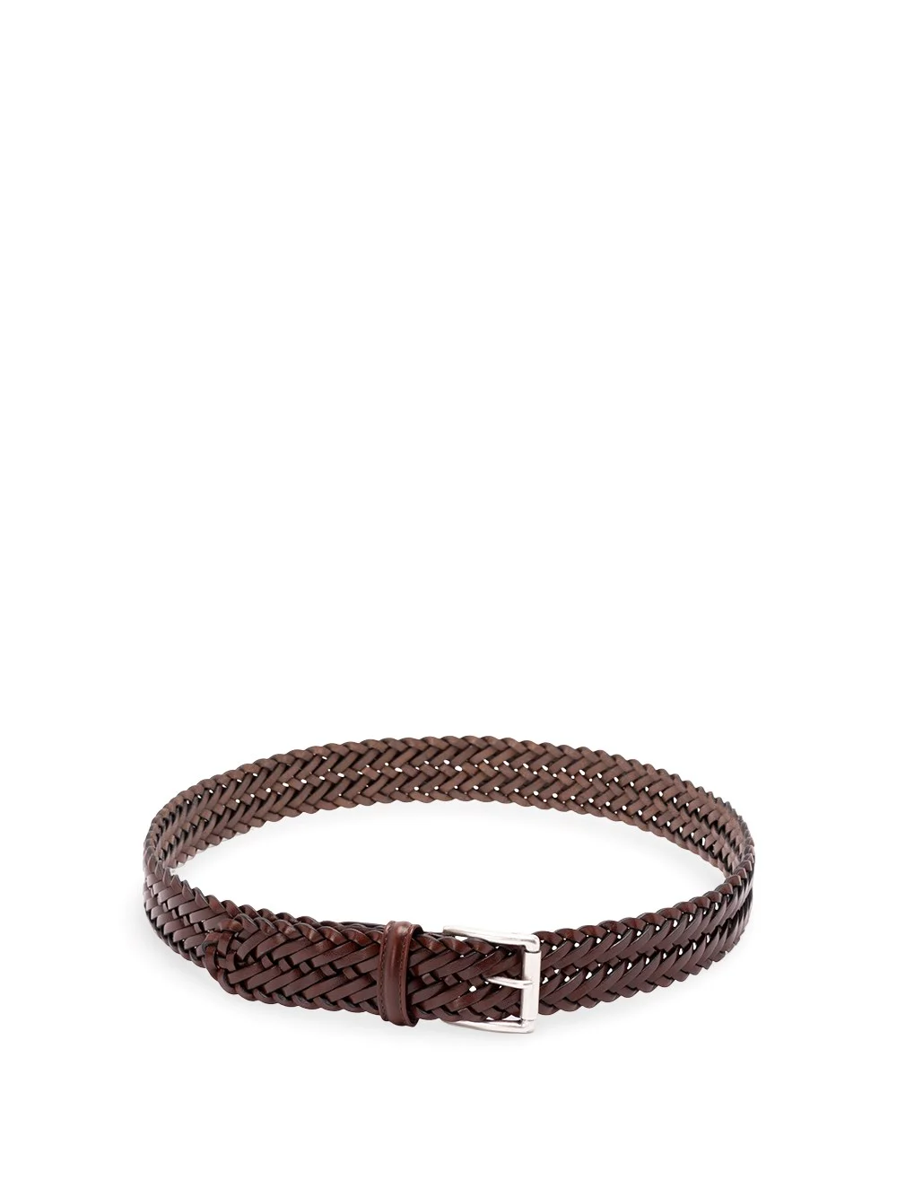 Leather Woven Belt - 1