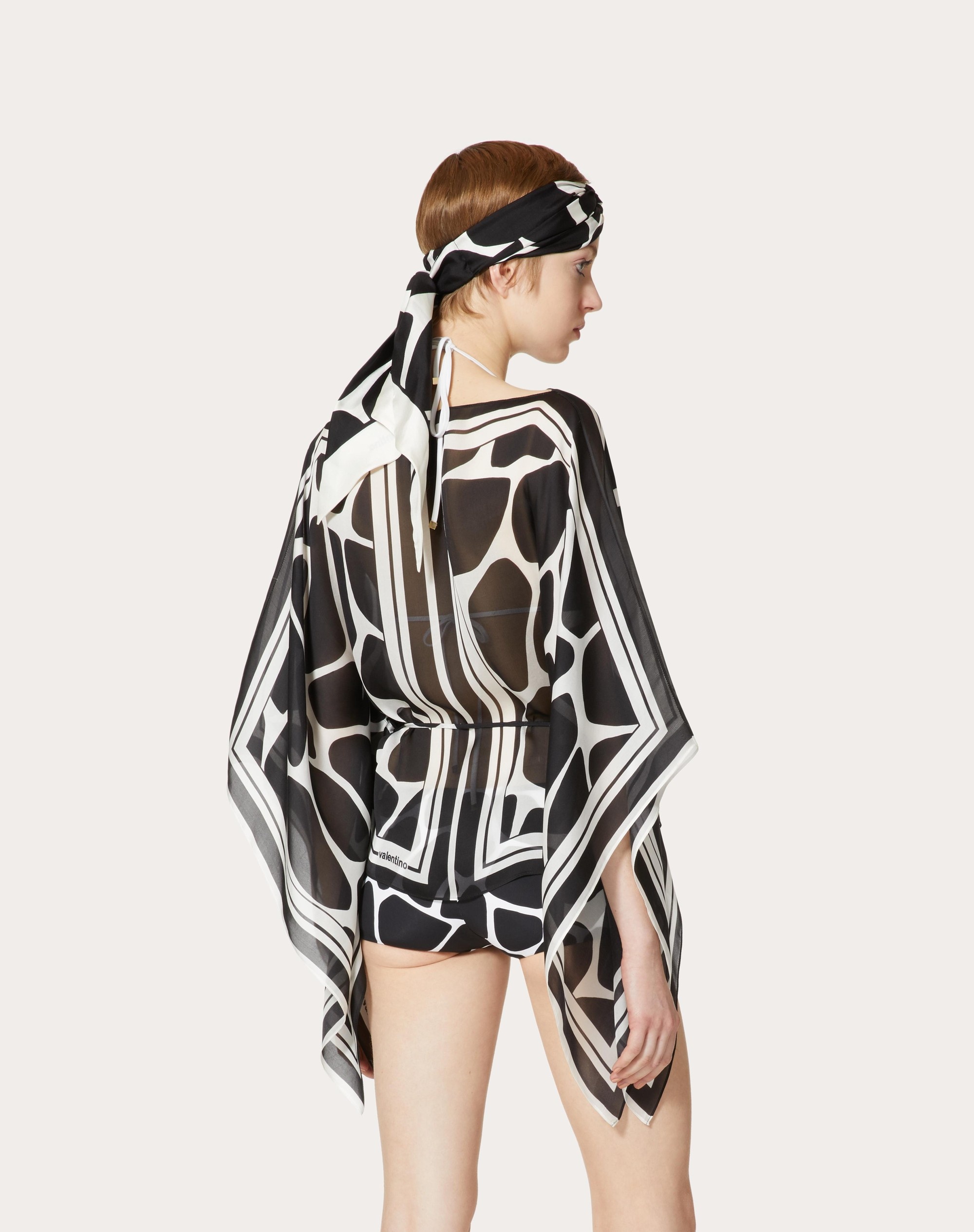 GIRAFFA RE-EDITION PRINT CHARMEUSE TOP - 4