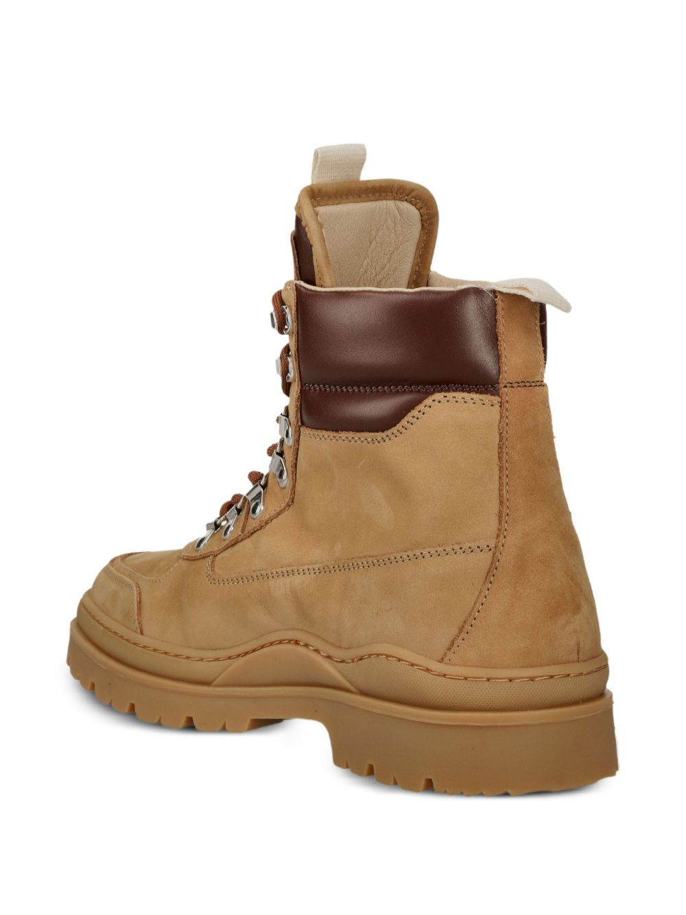 lace-up combat boots - 3