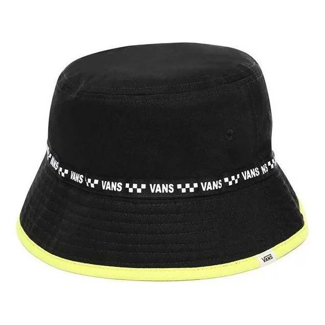 (WMNS) Vans Delux Hankley Bucket Hat 'Black Yellow' VN0A4DT8W5X - 1