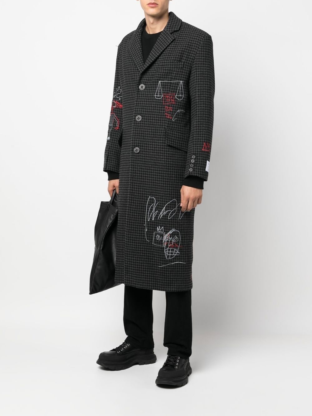JACK JOHNSON HOUNDSTOOTH COAT - 2