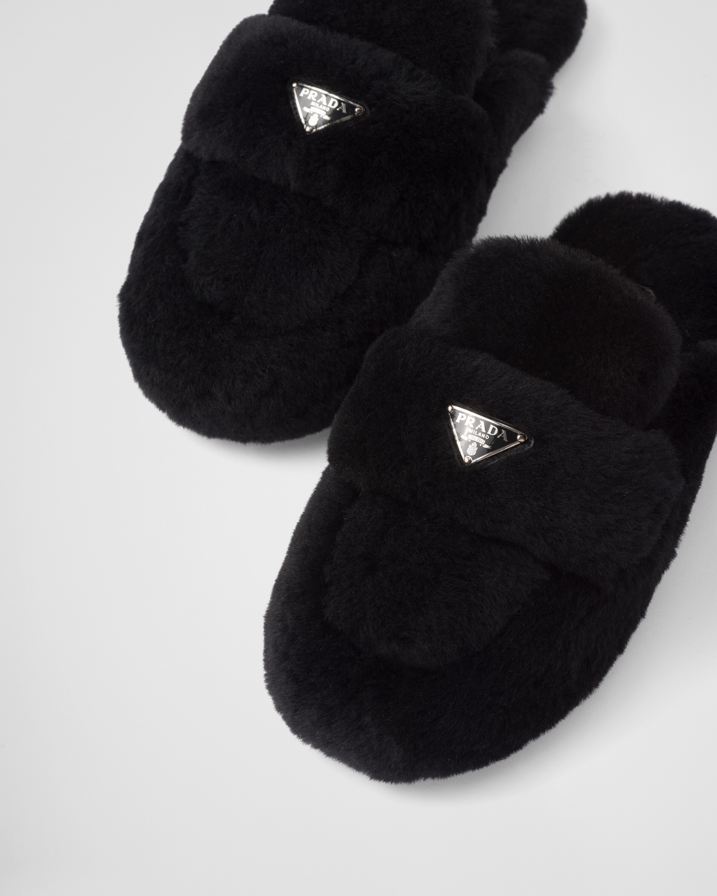 Shearling mules - 6