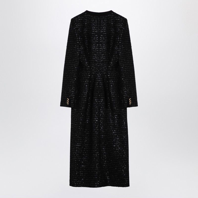 Alessandra Rich sequin tweed midi dress - 2