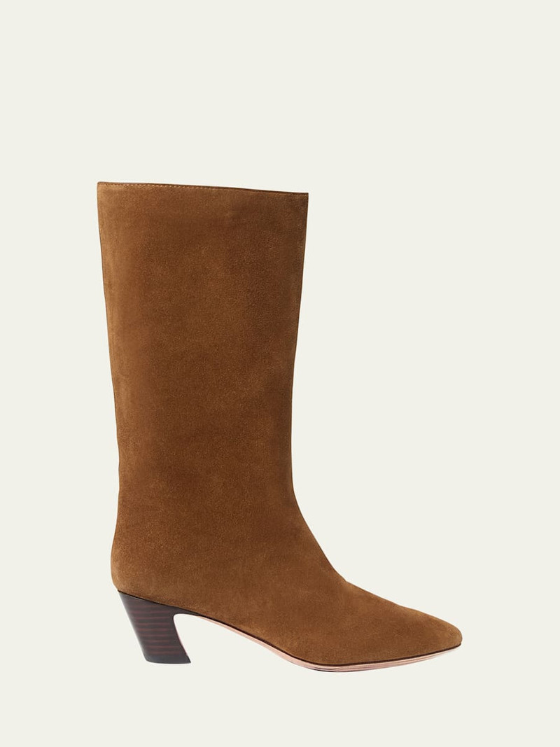 Cleo Suede Mid Boots 1