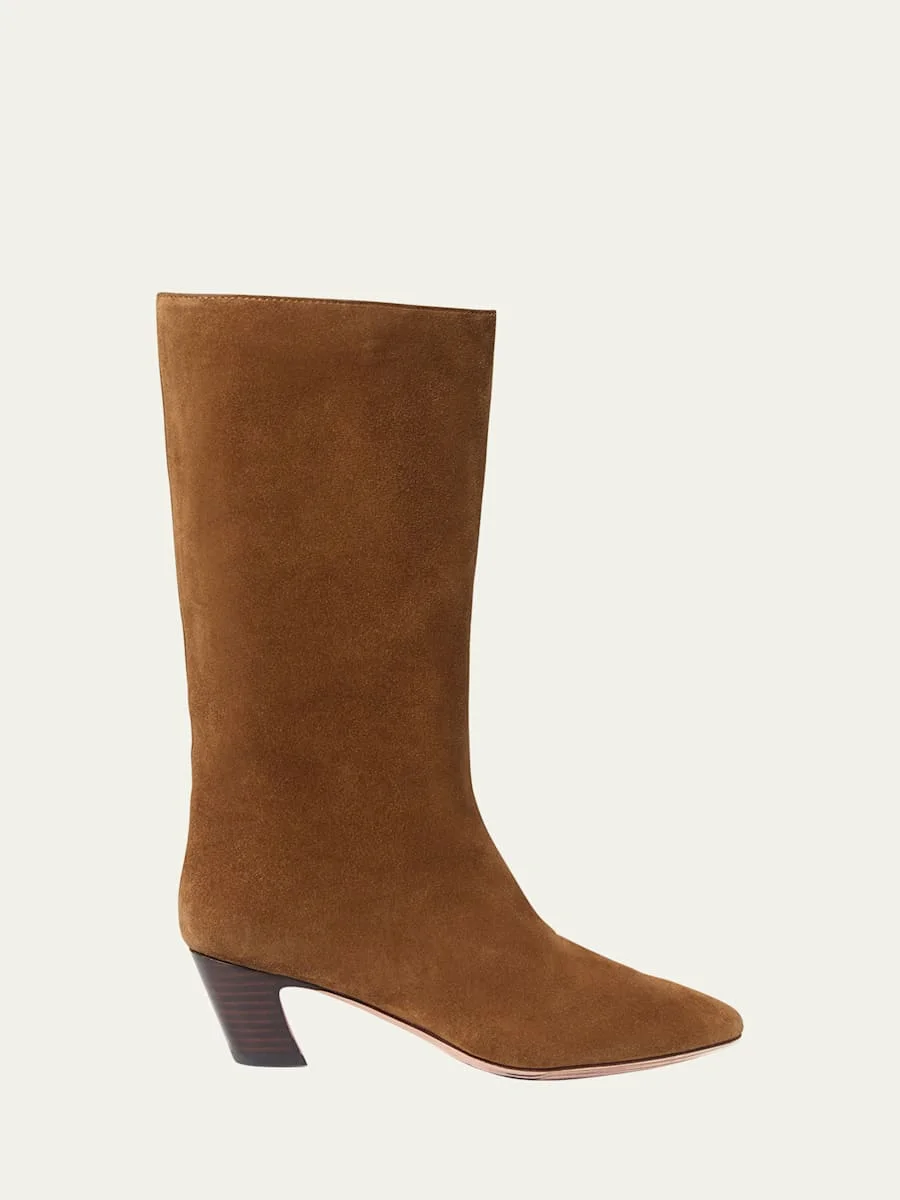 Cleo Suede Mid Boots - 1