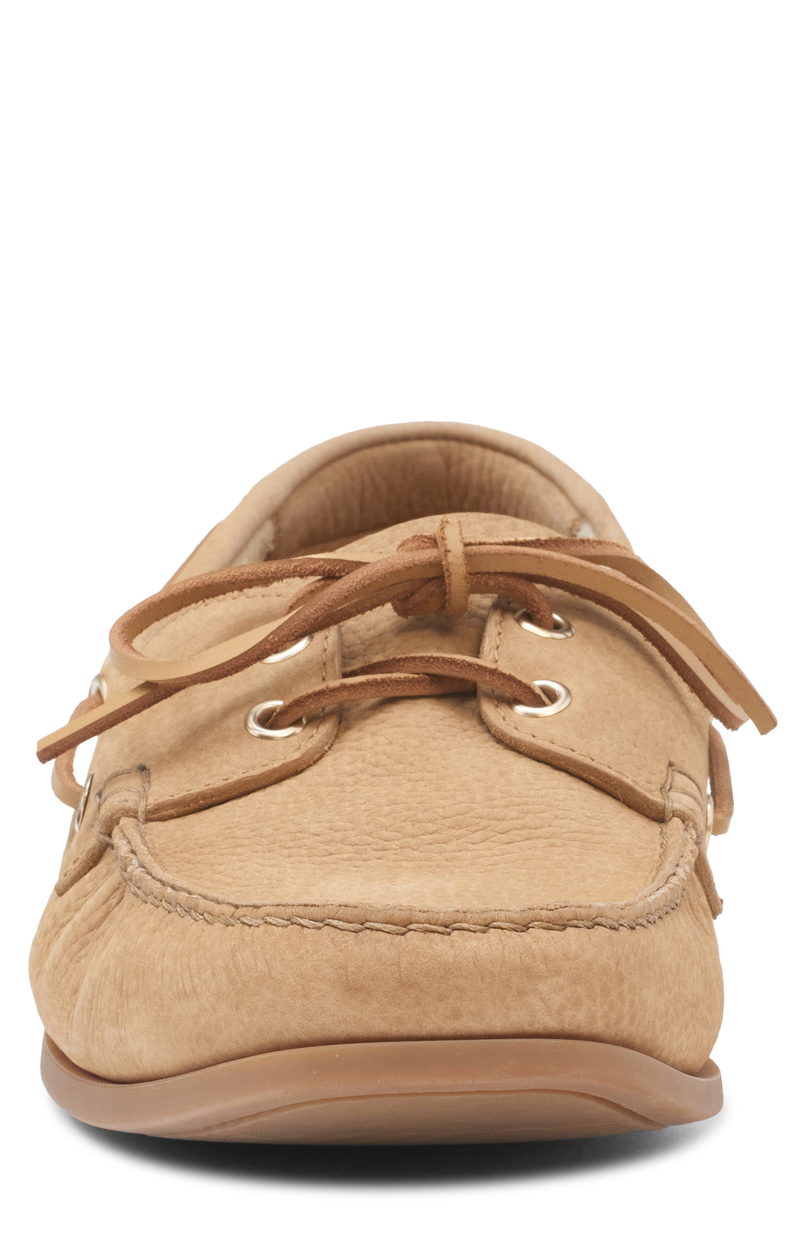 TOM FORD Robin Boat Shoe in 3Ba09 Peanut/Amber at Nordstrom - 4