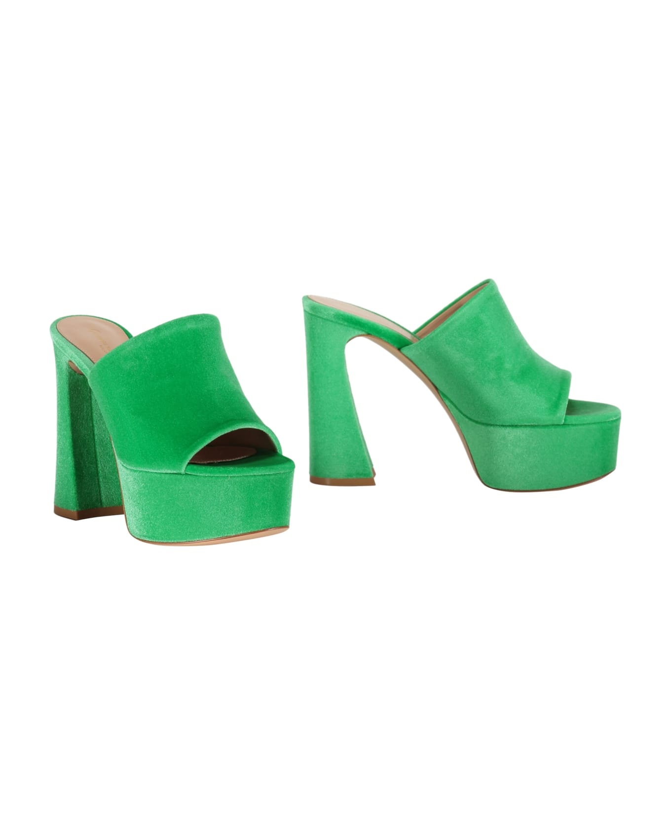 Suede Mules - 2