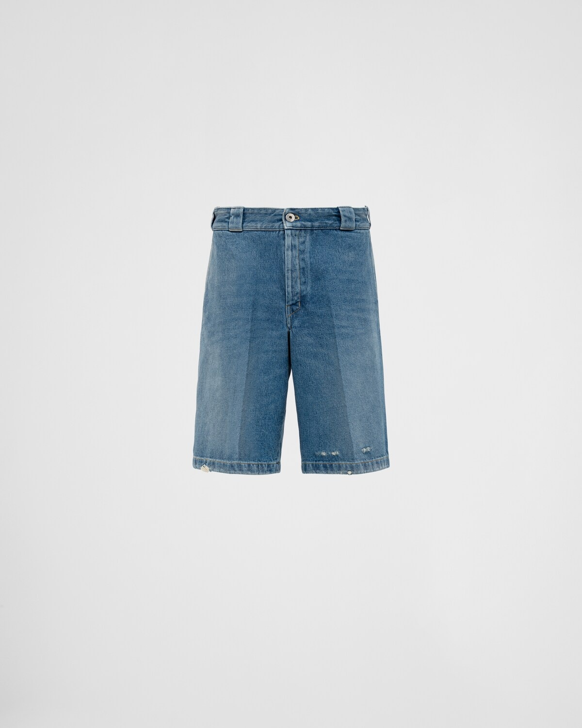 Organic denim Bermuda shorts - 1