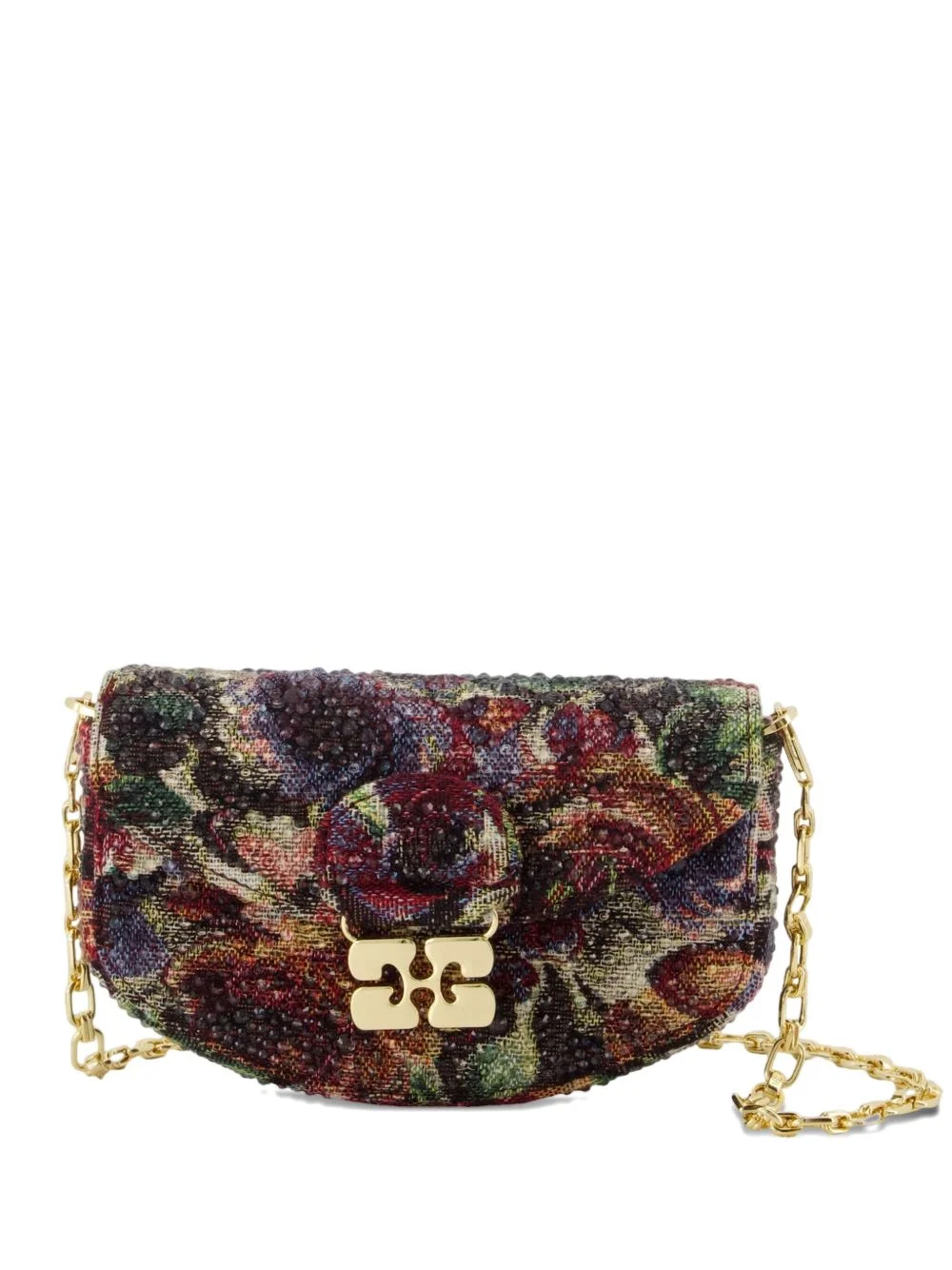 Apo tapestry-print chain wallet - 1