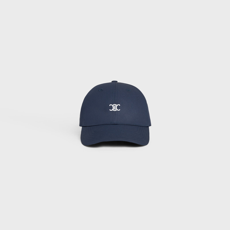 CELINE triomphe baseball cap in cotton outlook