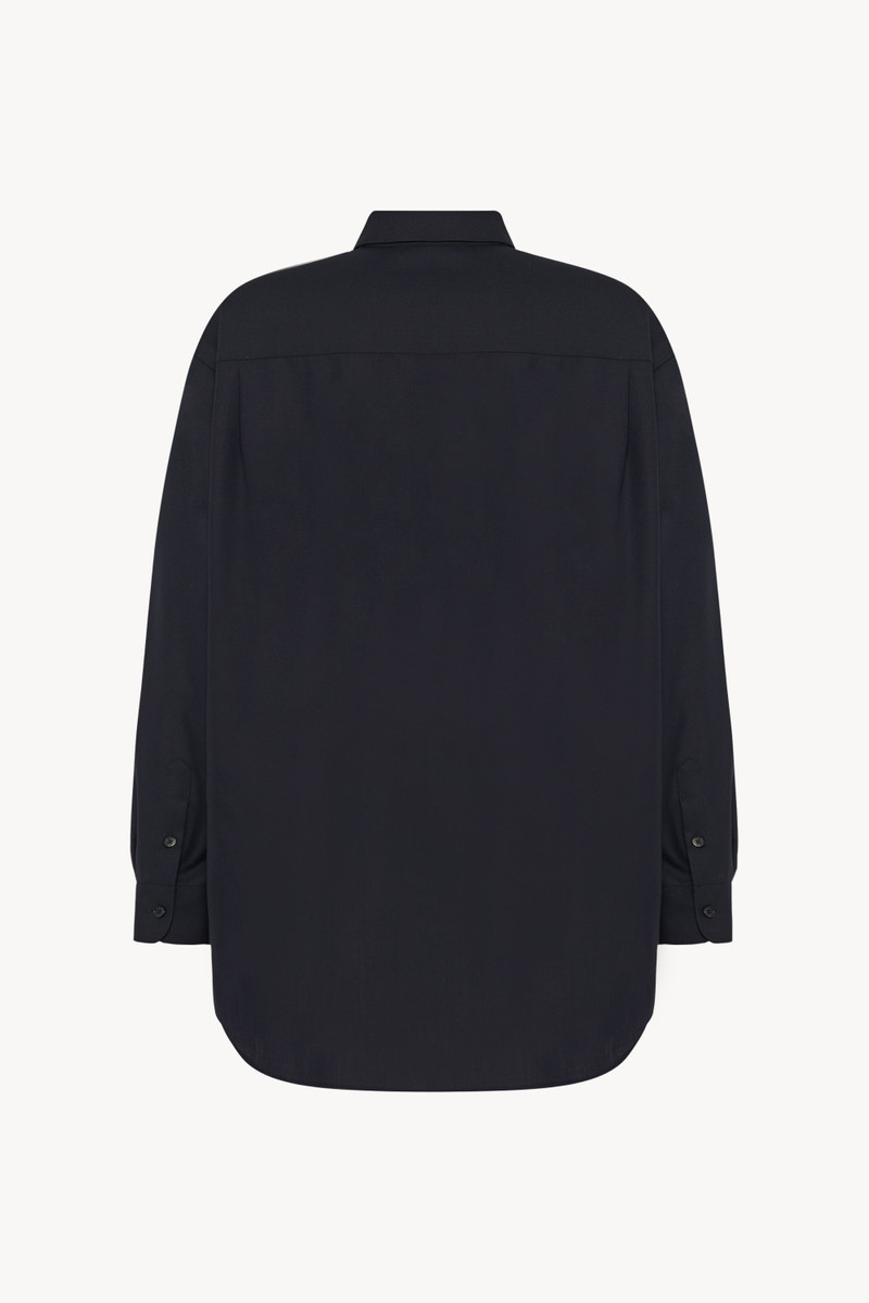 The Row Lukre Shirt in Wool outlook