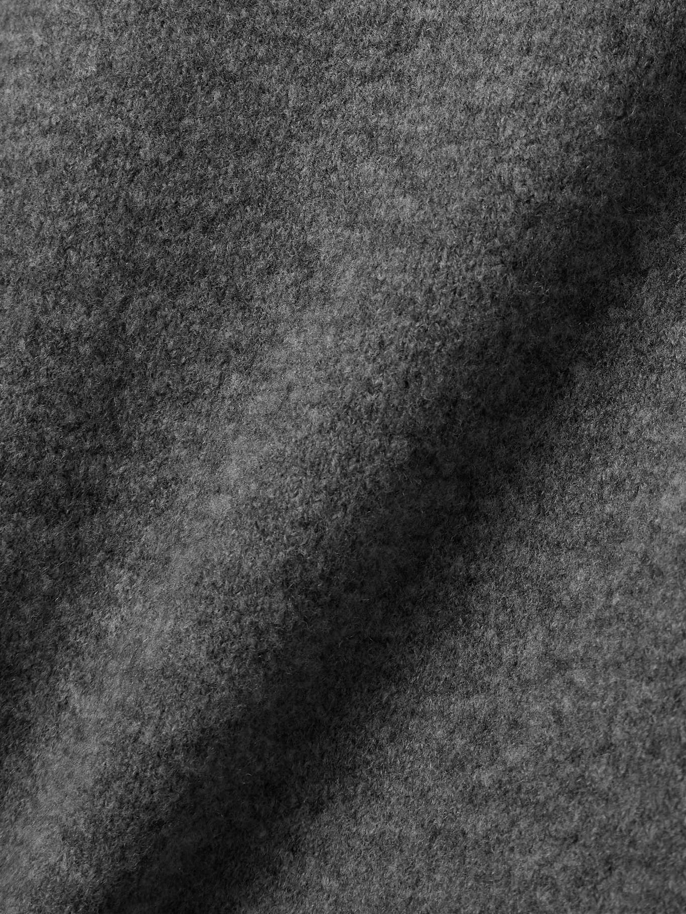 Merino wool-blend hoodie Gray - 5