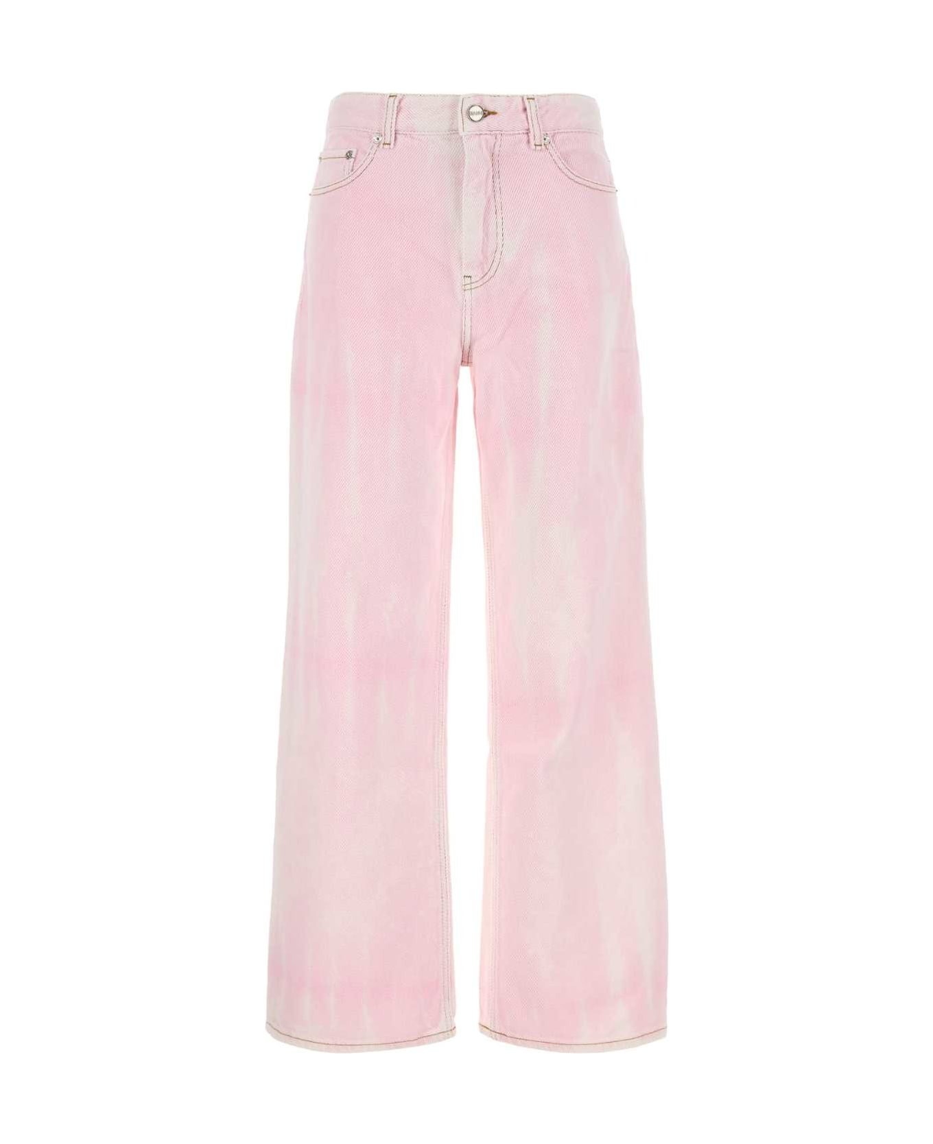 Pink Denim Jeans - 1