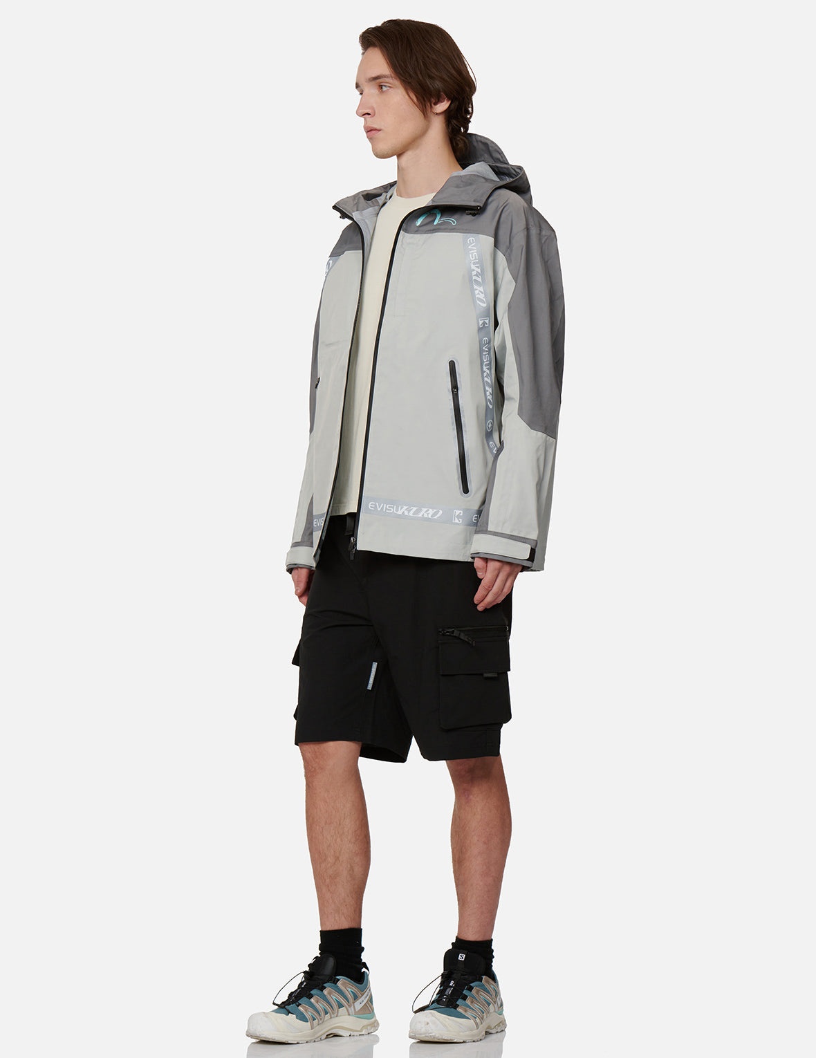 Logo Tape Padded Windbreaker Jacket - 3