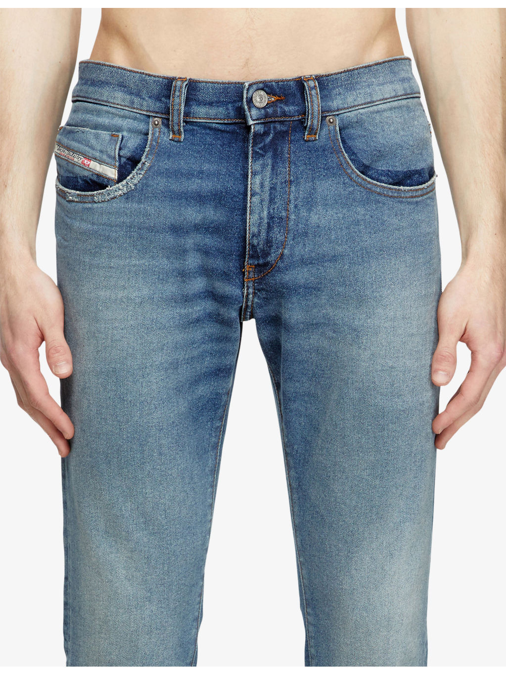 2019 D-Strukt Slim-Leg Stretch-Denim Jeans - 5