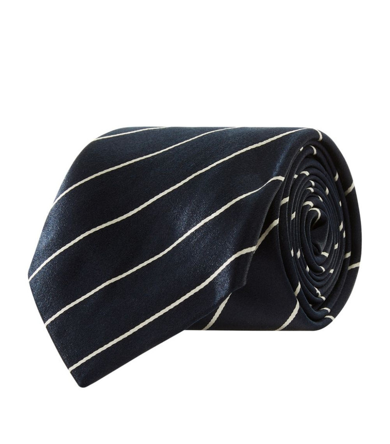 Satin Stripe Tie 1