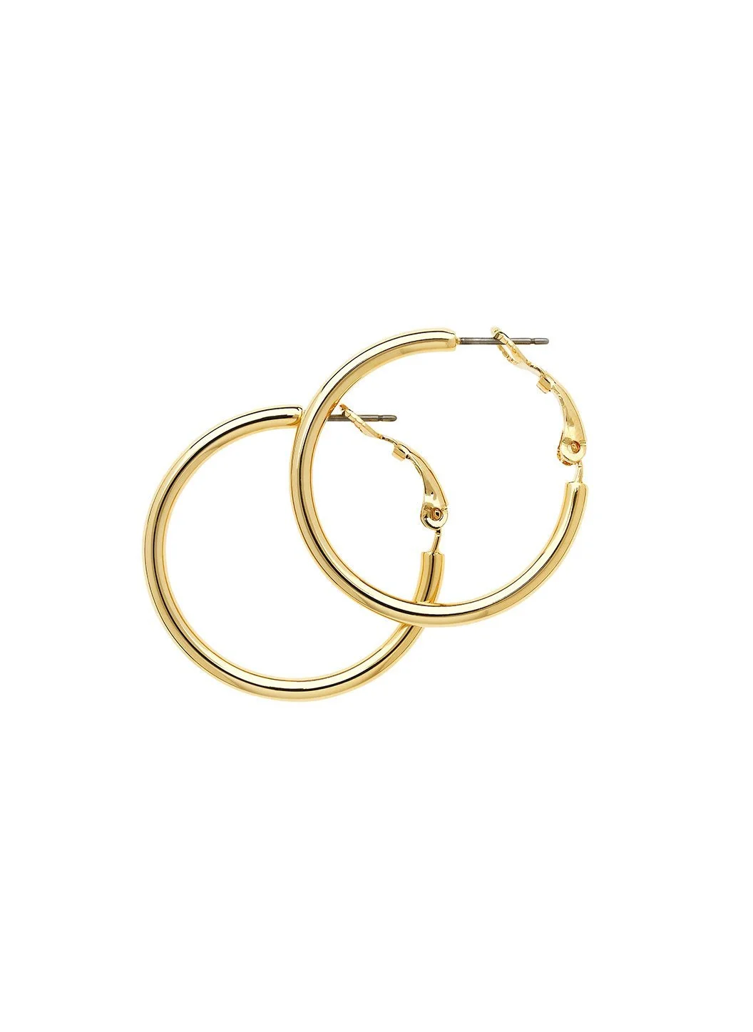 GOLD SMALL HOOP EARRINGS - 1