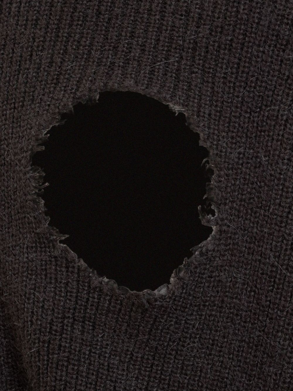 distressed-detail knit cardigan - 4