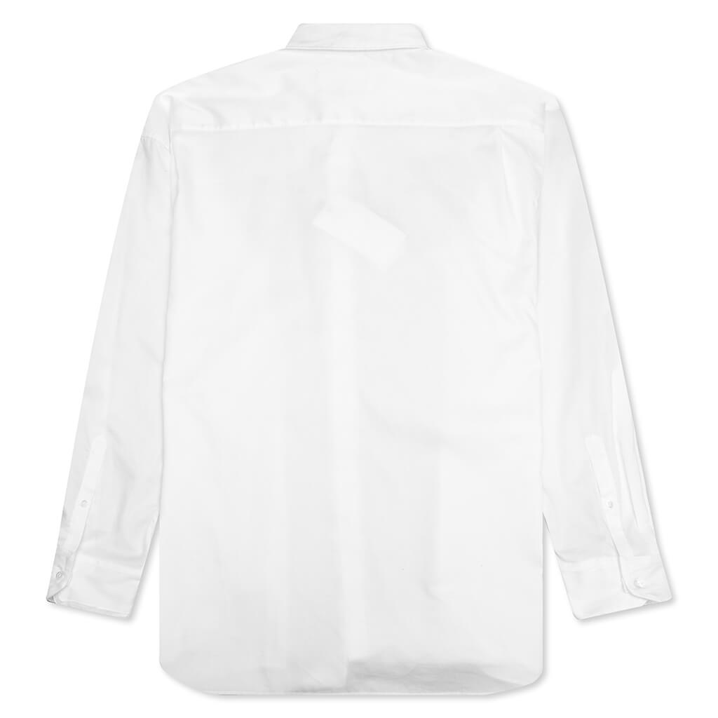 MAISON MARGIELA LONG COTTON SHIRT - WHITE - 2