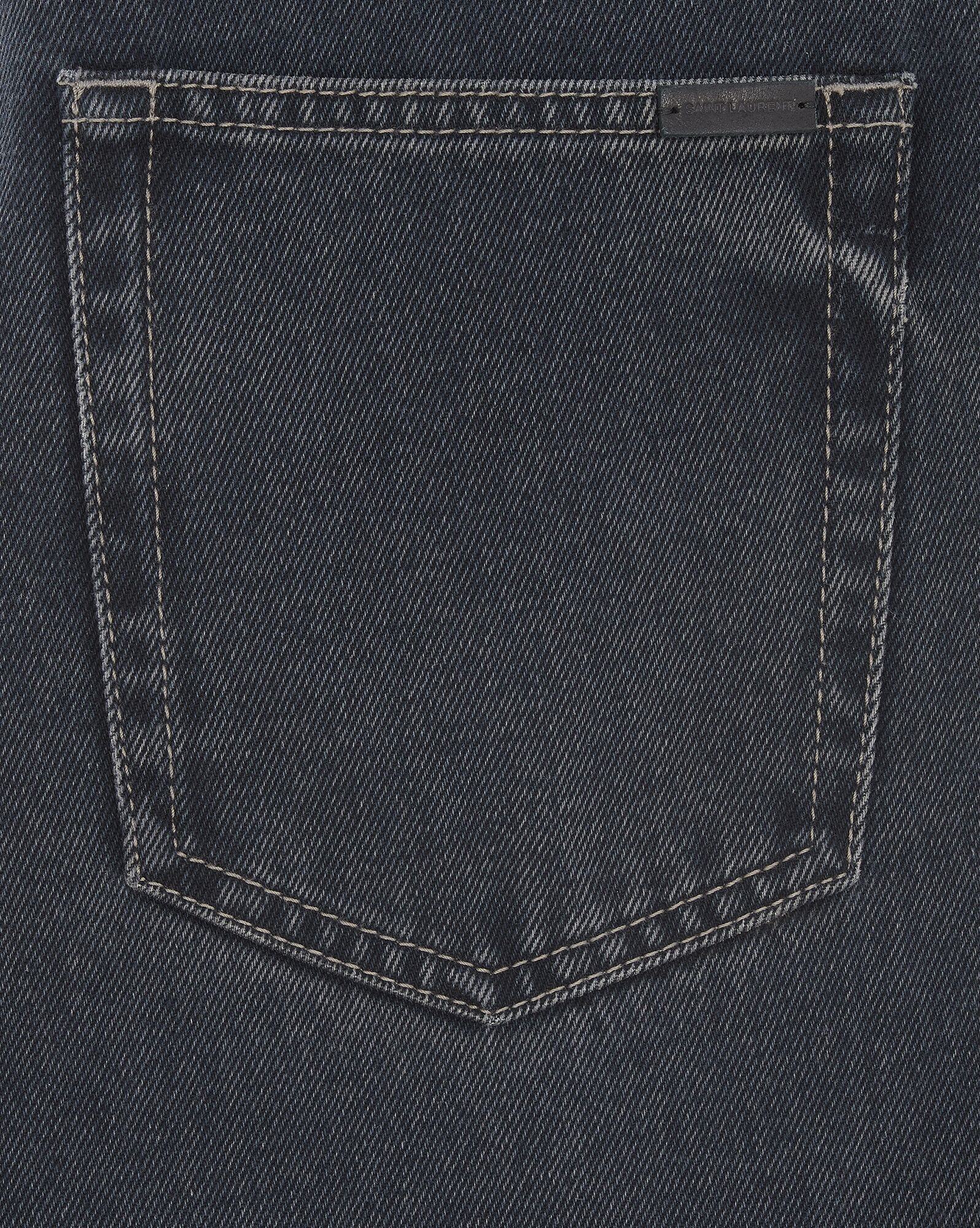 slim-fit jeans in dark blue black denim - 4