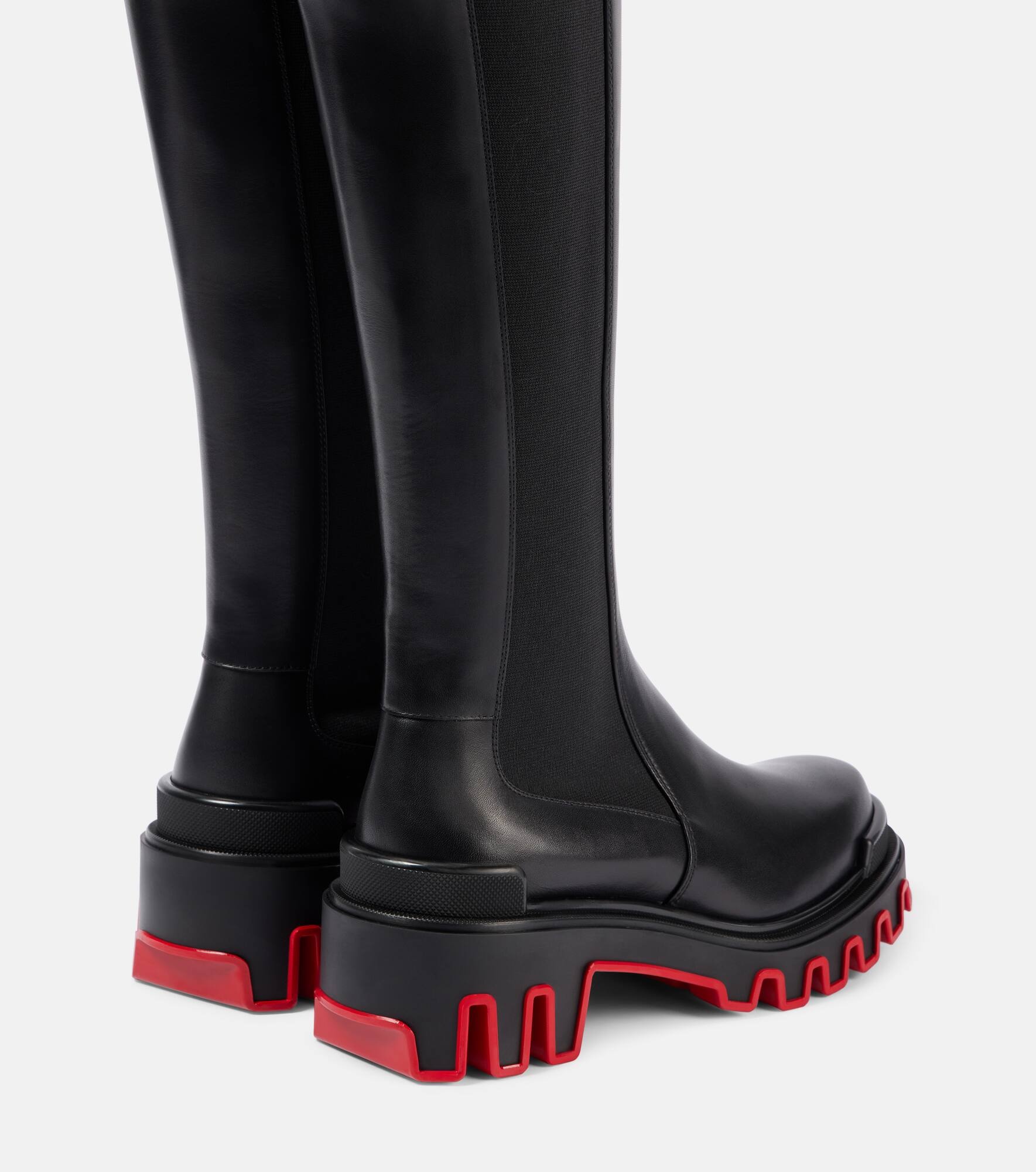 Marchacroche Dune leather knee-high boots - 2