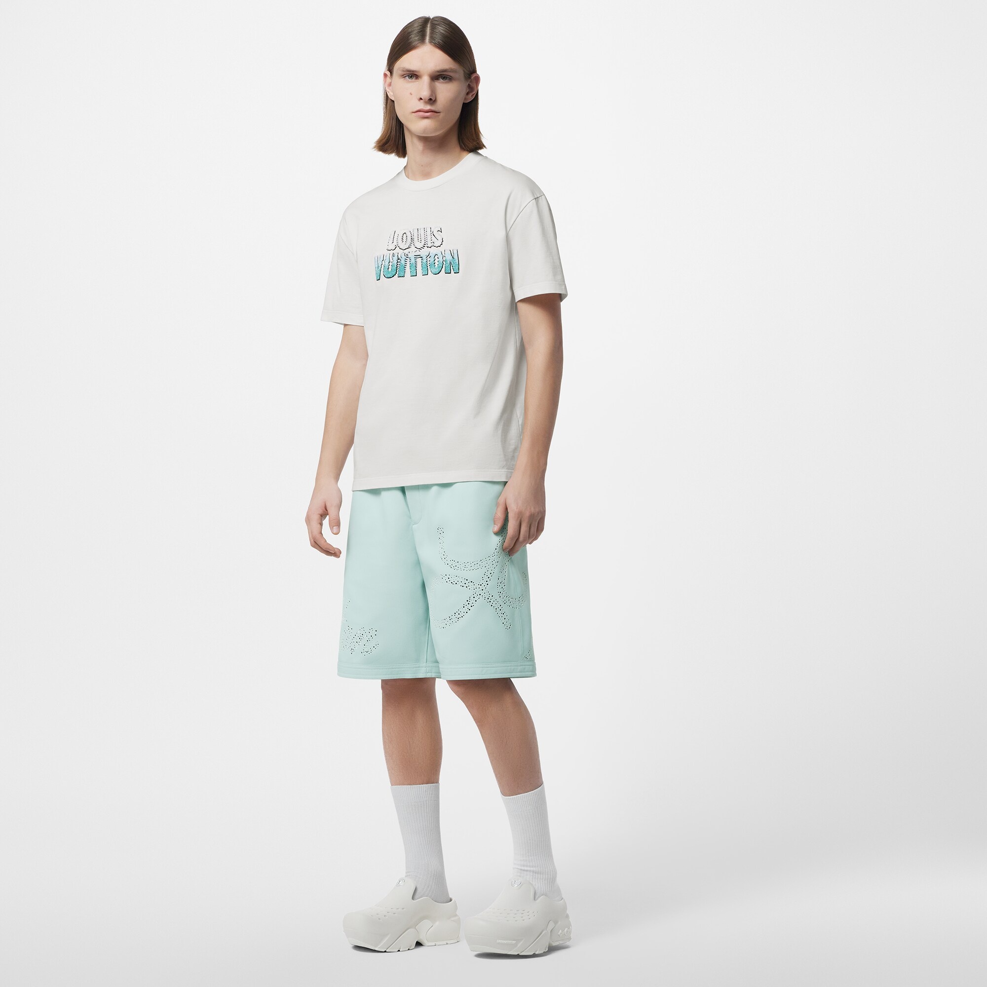 Embroidered Beads Cotton T-Shirt - 2
