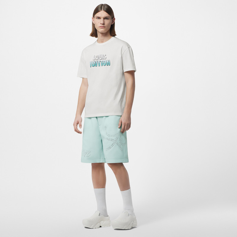 Louis Vuitton Embroidered Beads Cotton T-Shirt outlook