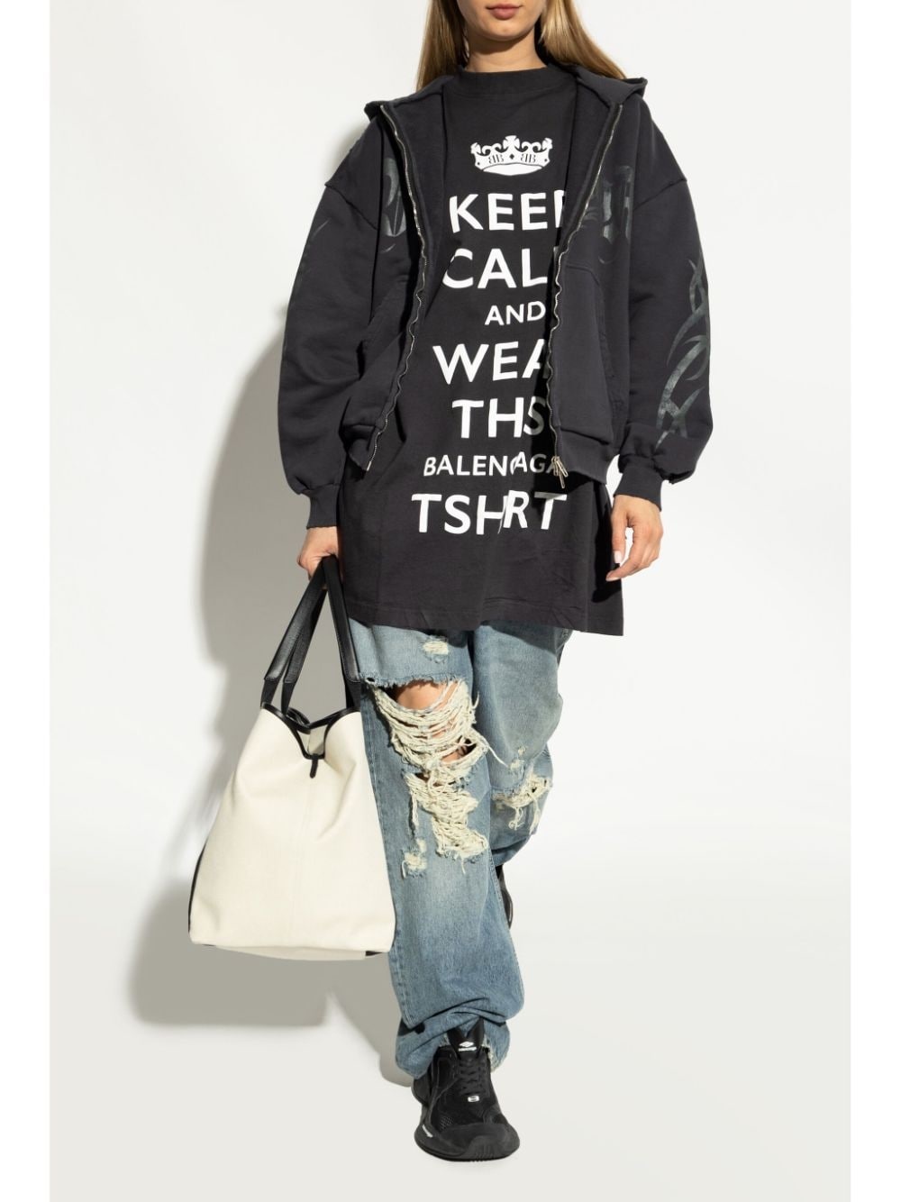 logo-print sneakers - 3