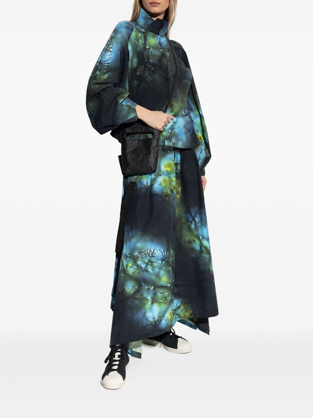 graphic-print jacket - 2
