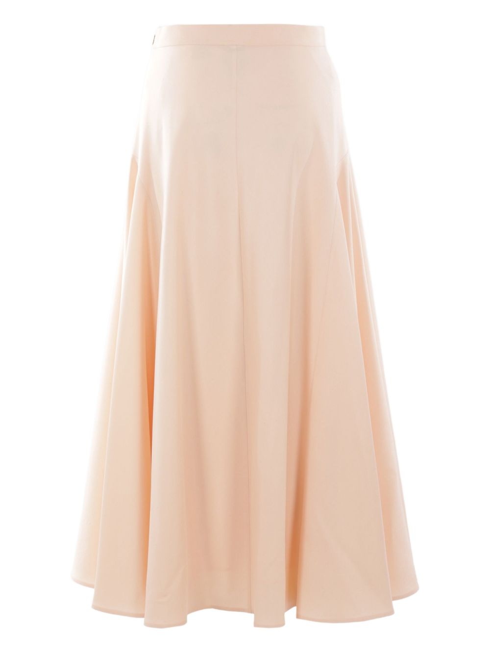 silk flared skirt - 2