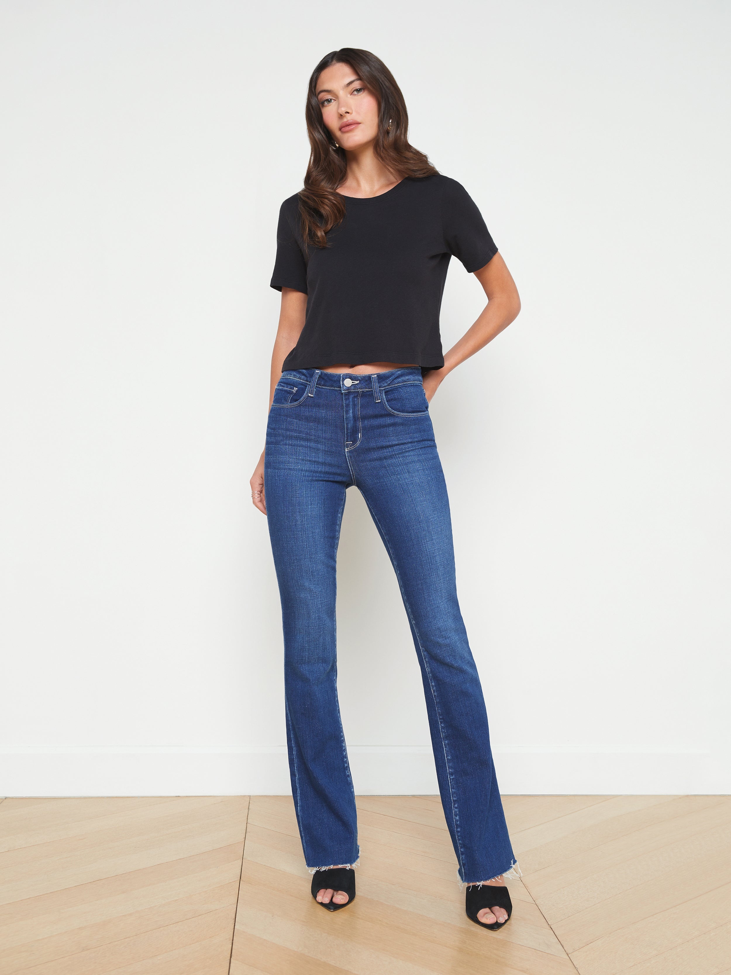 Donna Cotton Cropped Tee - 3