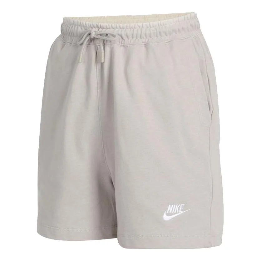 (WMNS) AS W Nike Sportswear Jersey JSY HR Short CREAM II CJ3755-236 - 1