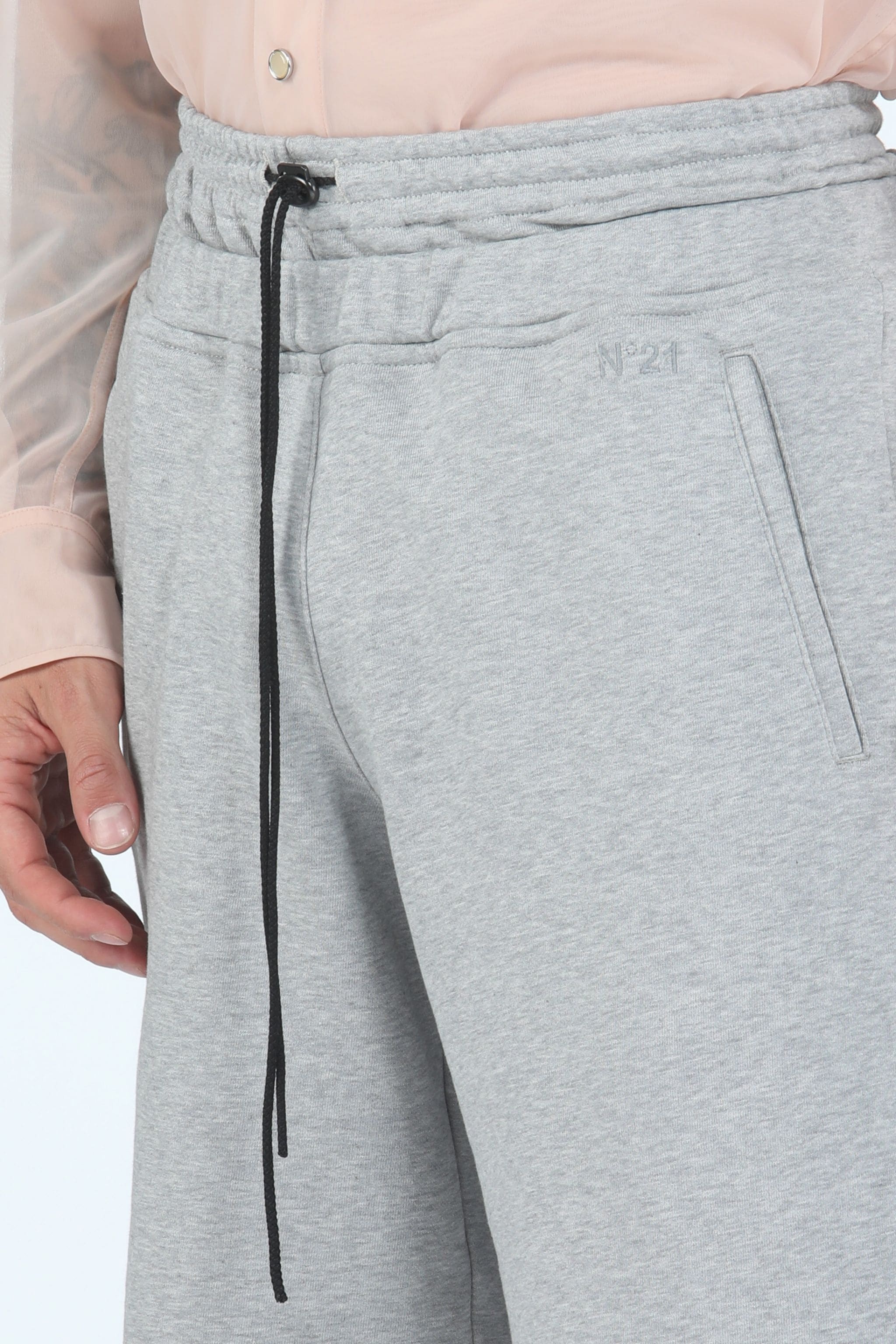 LOGO-EMBROIDERED COTTON SHORTS - 5