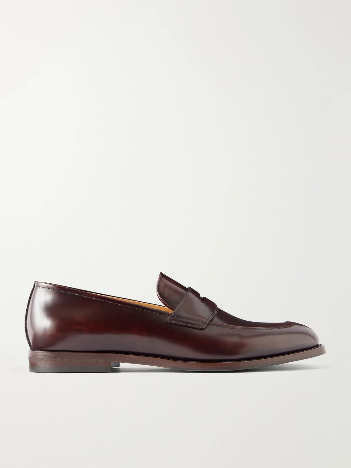 Leather Penny Loafers - 1