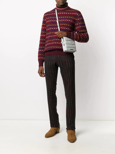 Missoni embroidered roll neck jumper outlook