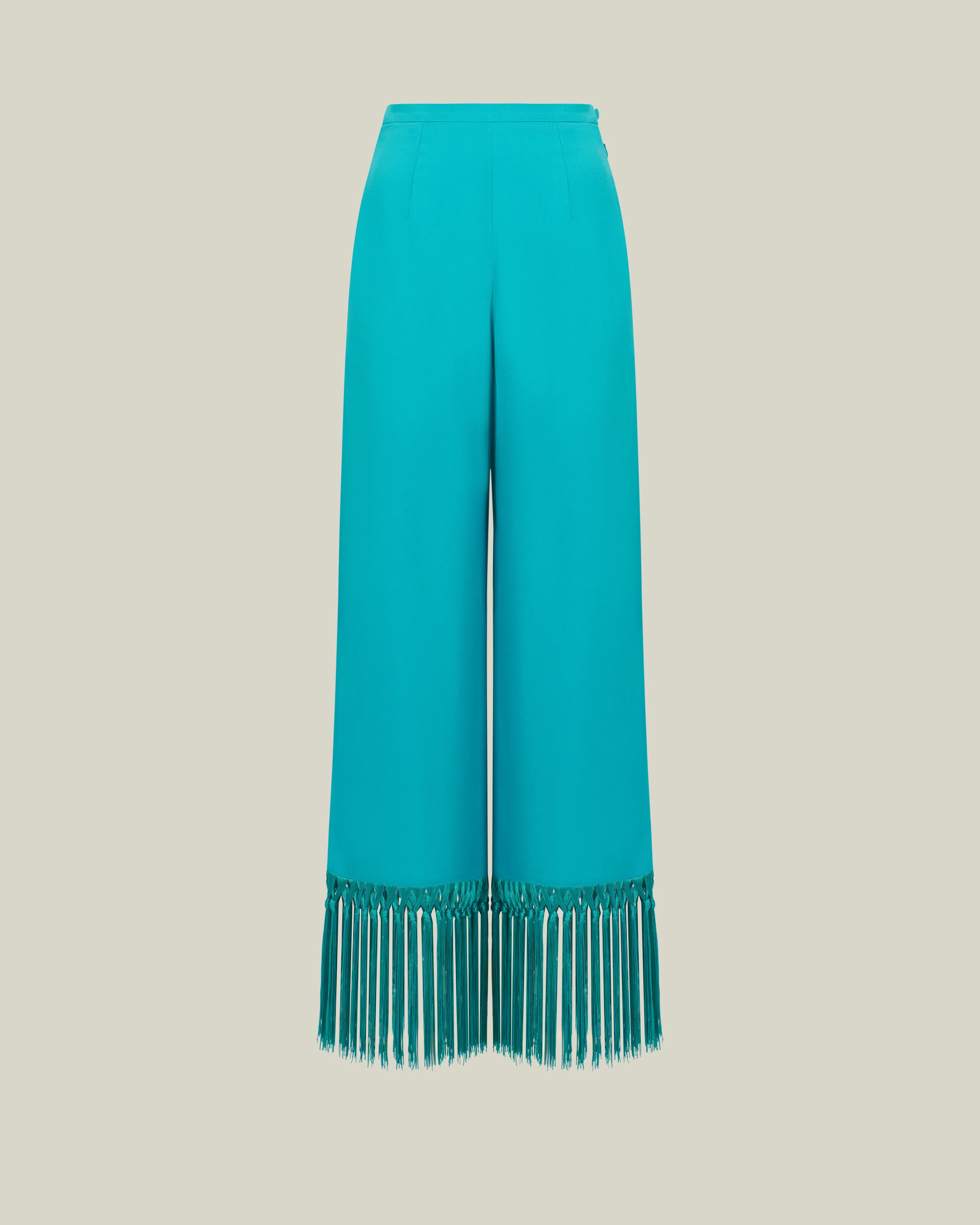Tulum Pants in Turquoise - 1