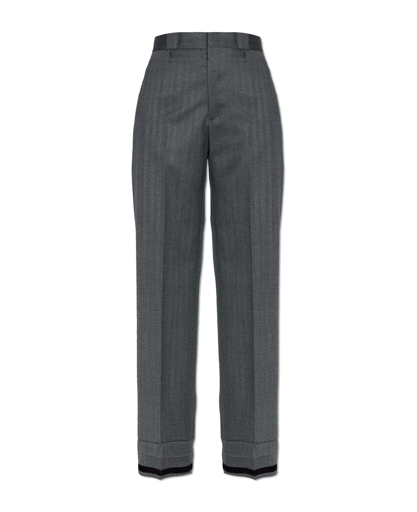 Maison Margiela Trousers With Wool Trim - 1