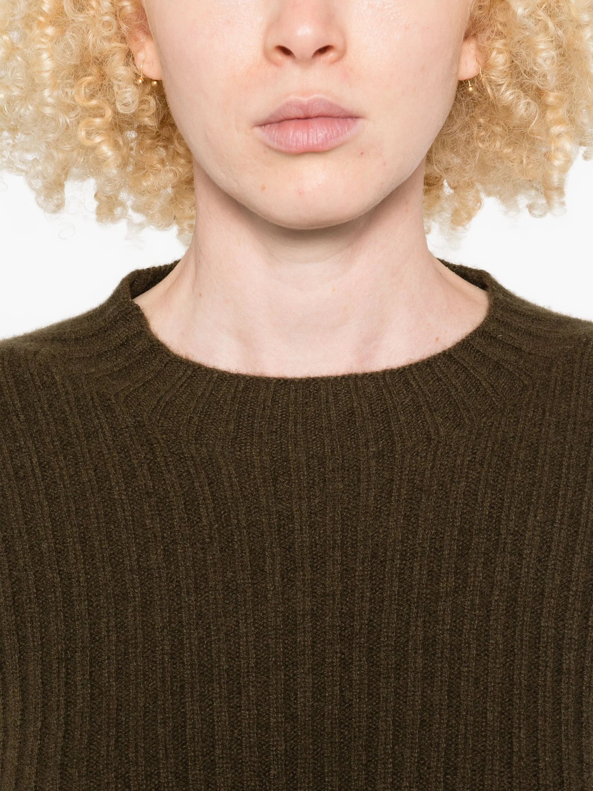 Uma Wang Ribbed Frayed-edge Jumper - 3