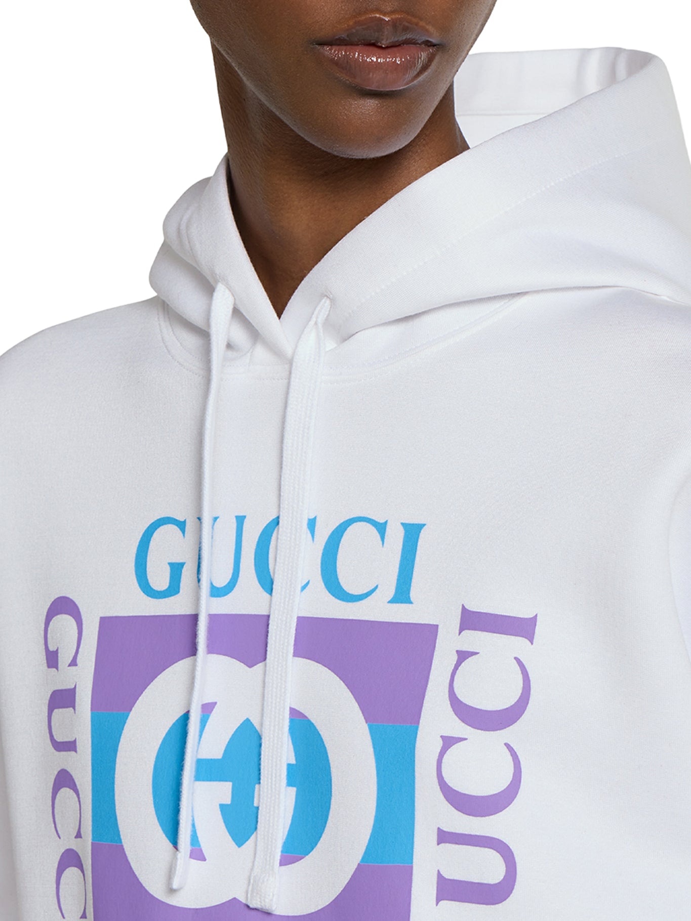 PRINTED COTTON HOODIE - 5