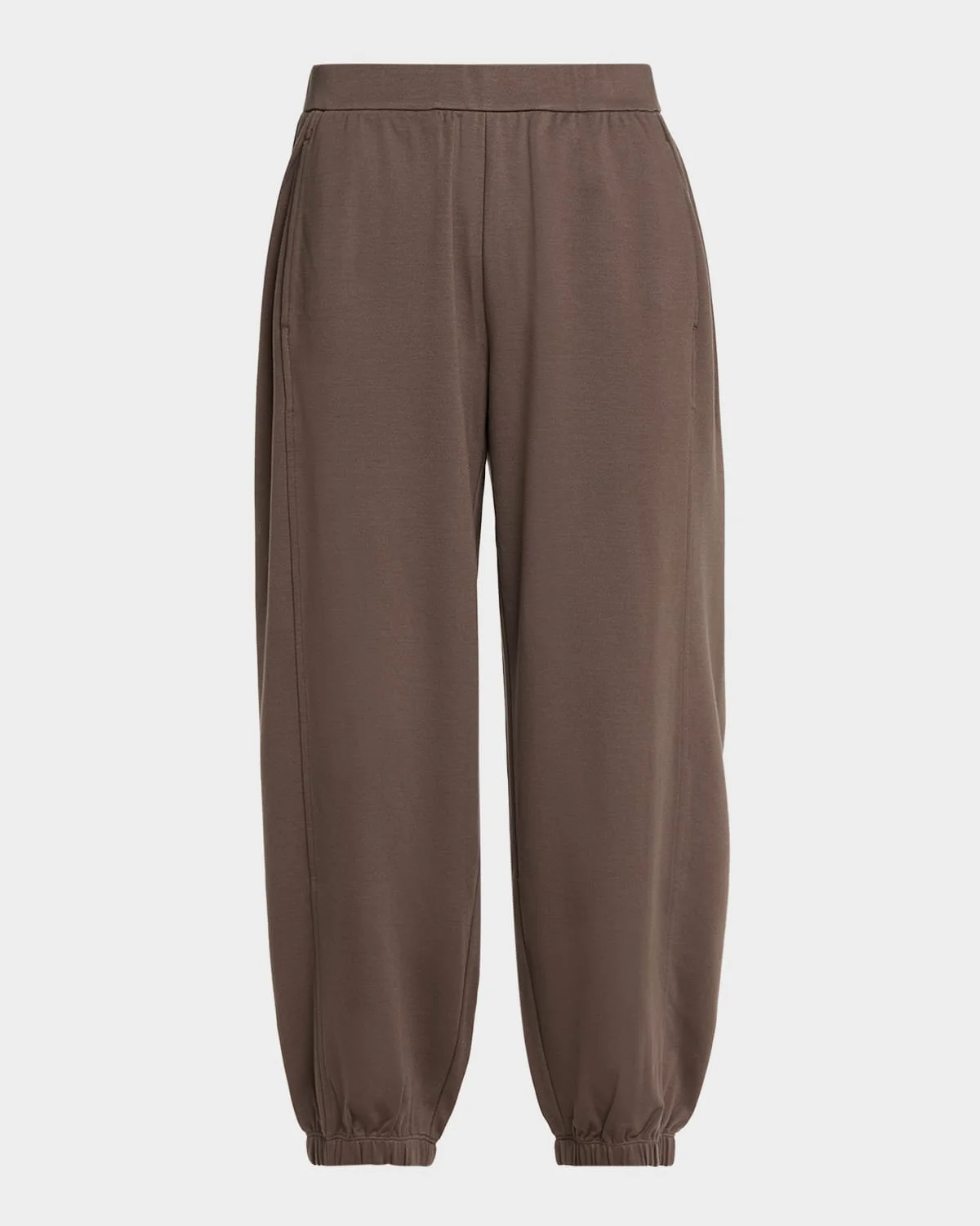 Cropped Lightweight Ponte Pants - 1