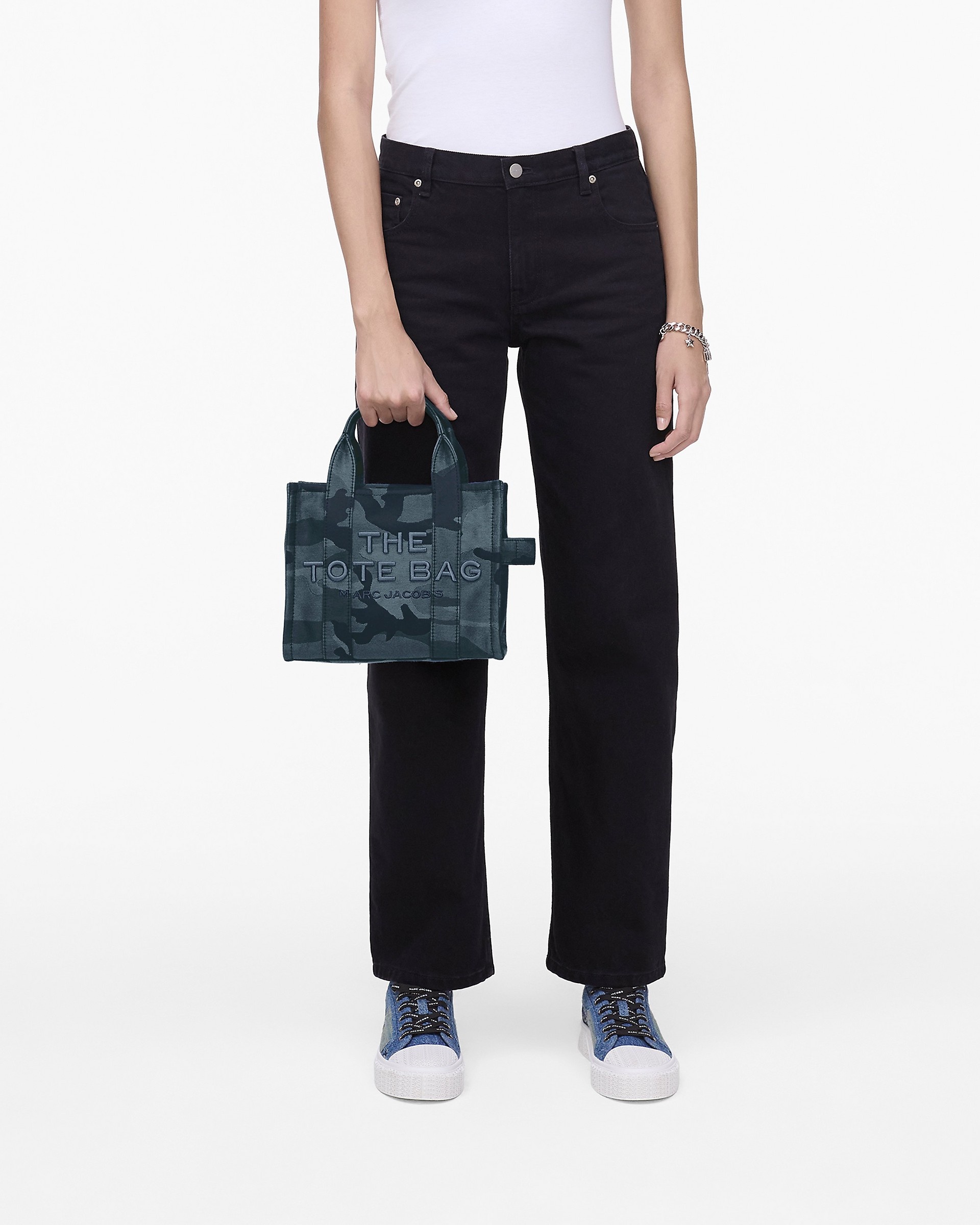 THE CAMO JACQUARD SMALL TOTE BAG - 8