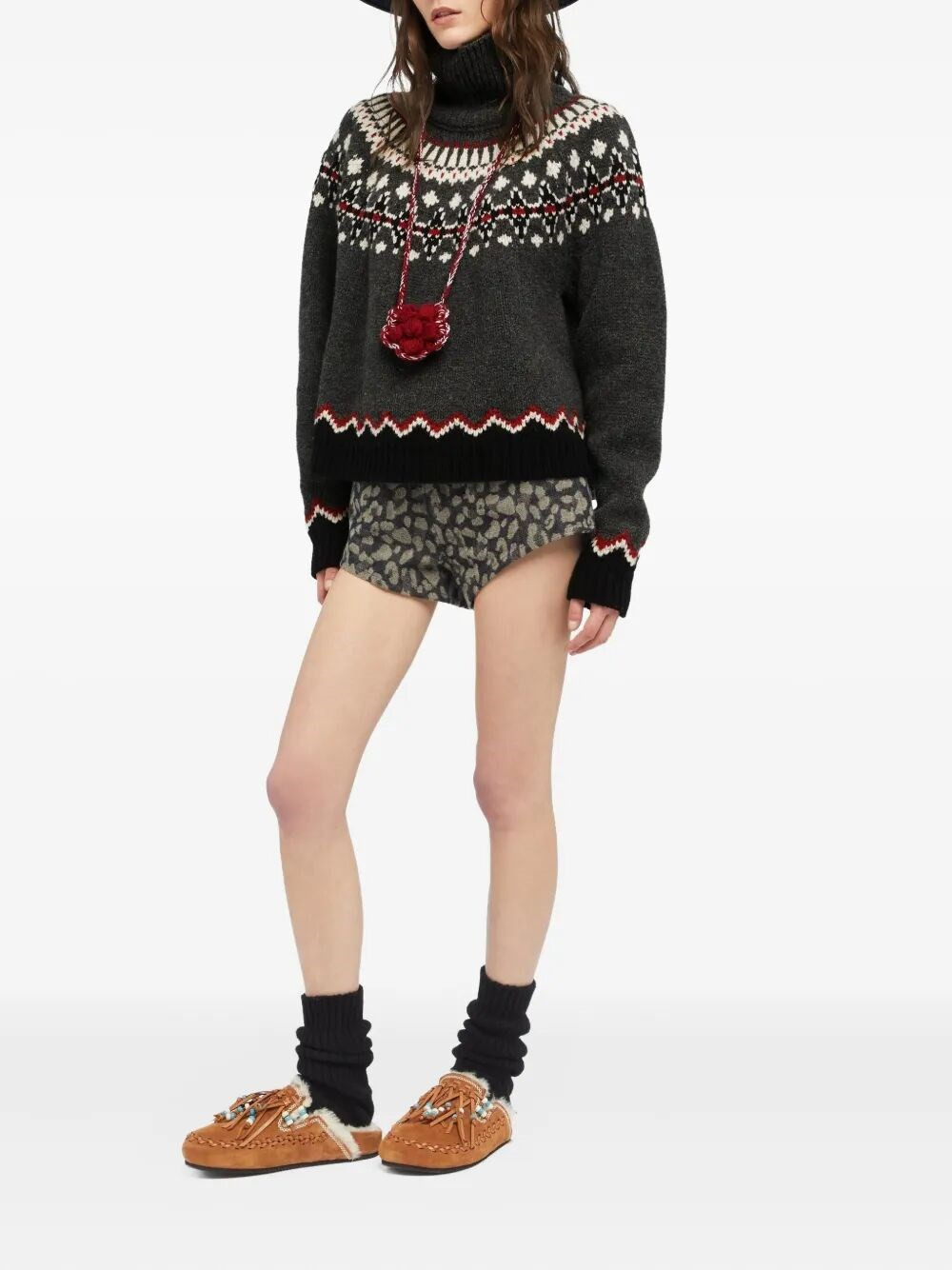 `Sweet Winter` Turtle-Neck Sweater - 4