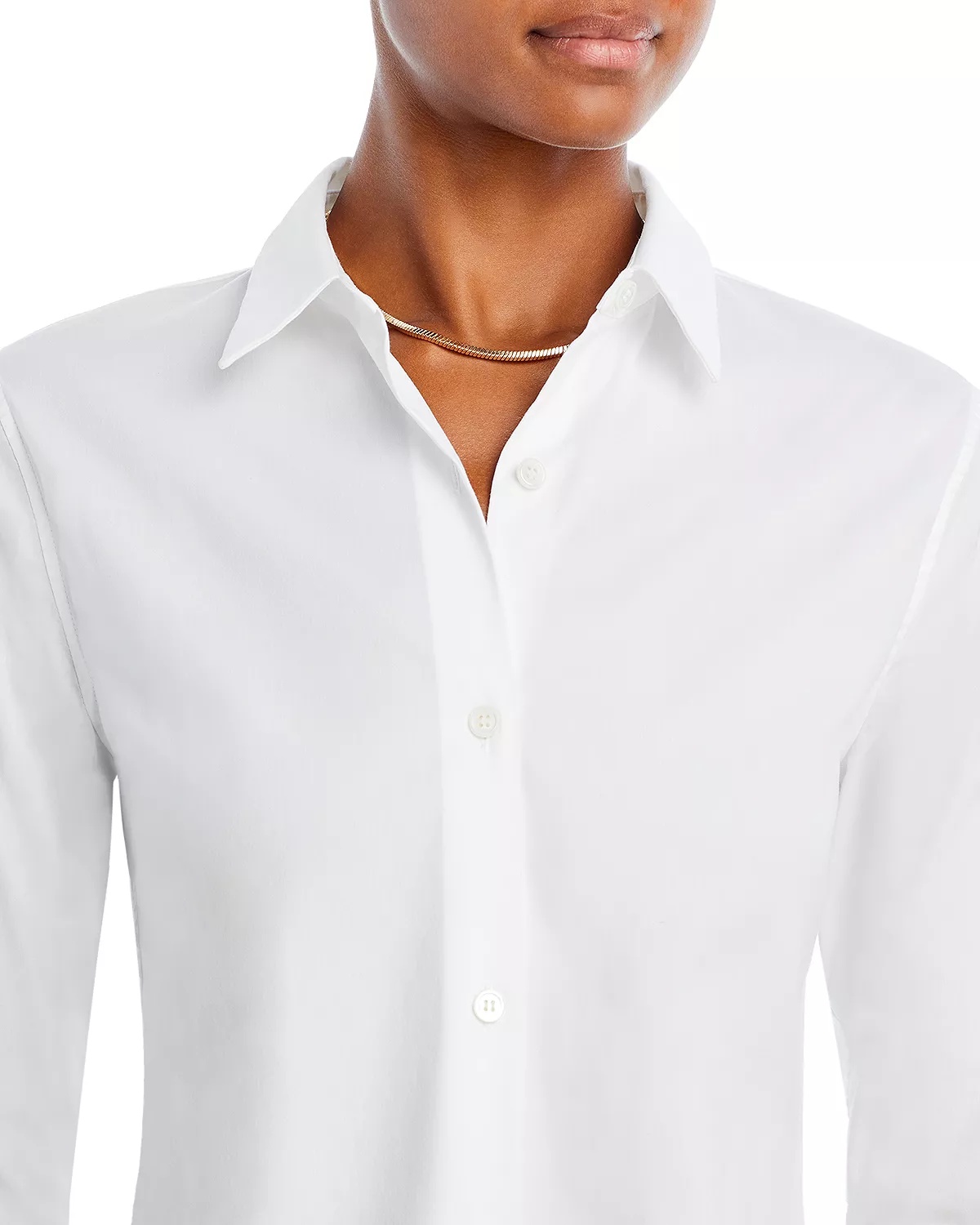 Tenia Luxe Stretch Cotton Top - 4