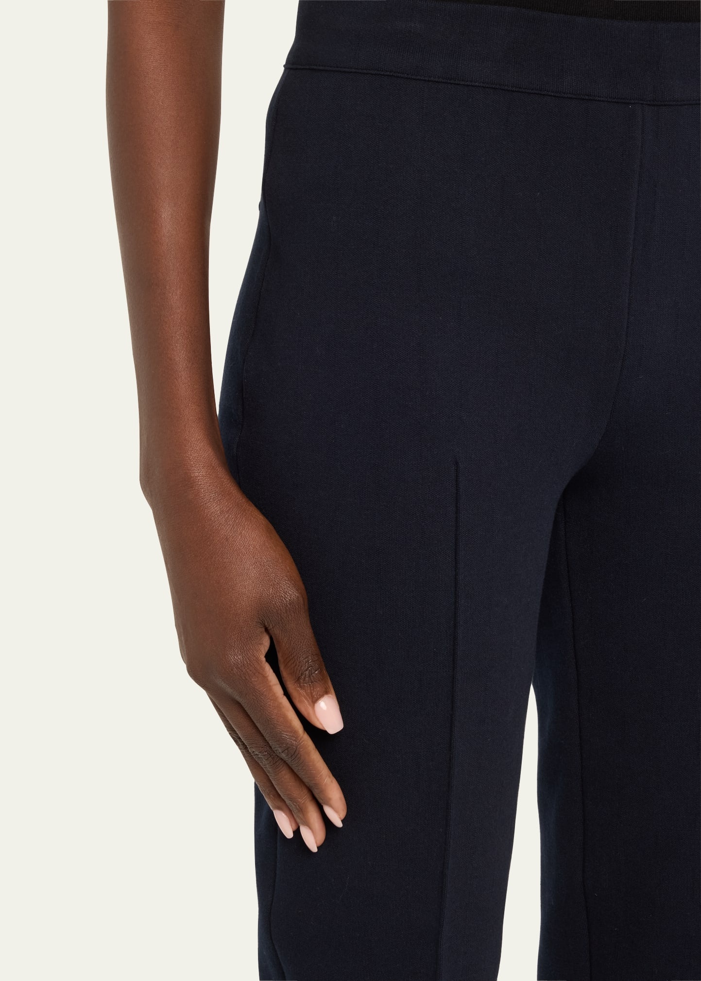 Cropped Kick Flare Pants - 5