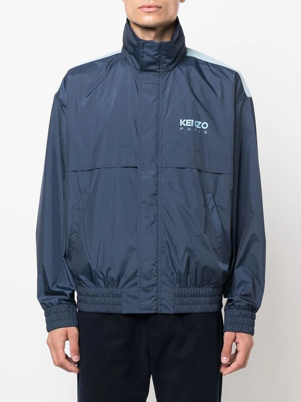 logo embroidered jacket - 3