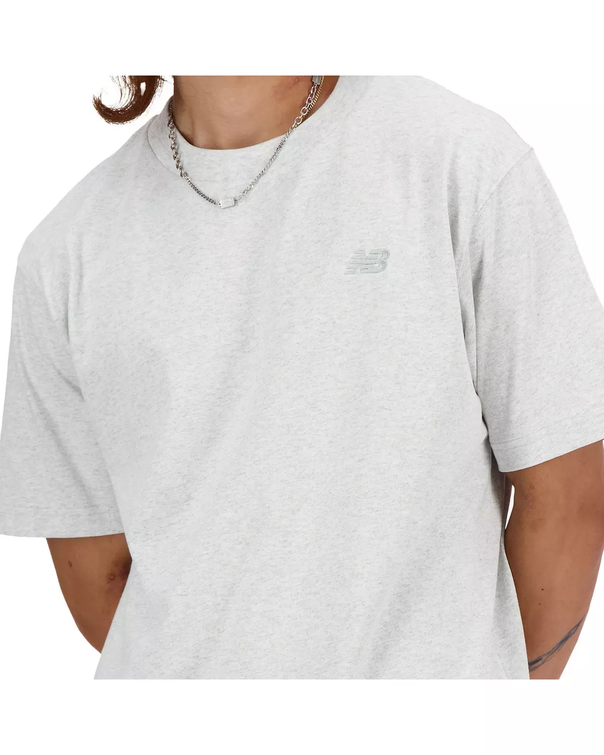 Men's Athletics Cotton Tee-Grey - 5