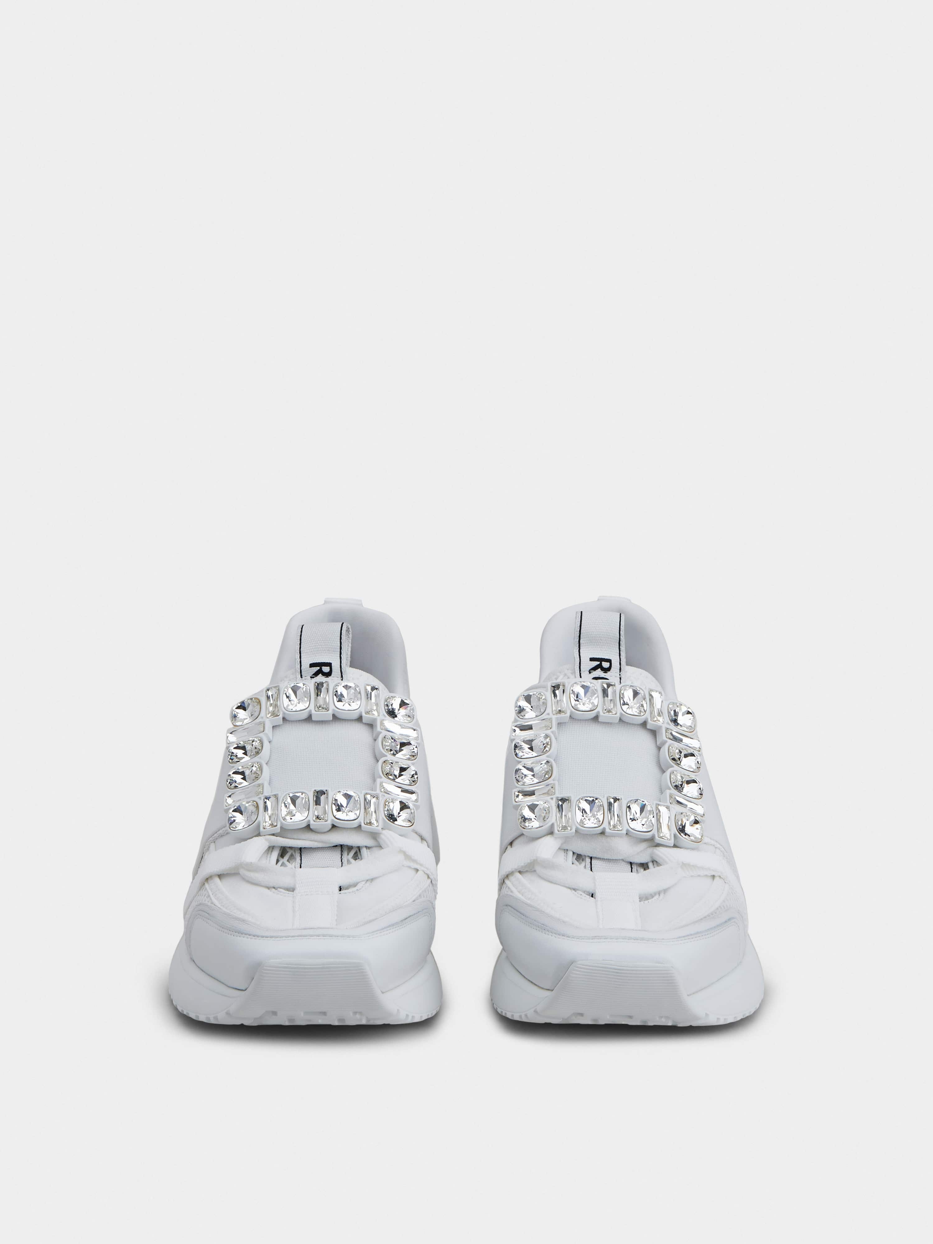 Viv' Go Rhinestone Buckle Sneakers in Technical Fabrics - 3