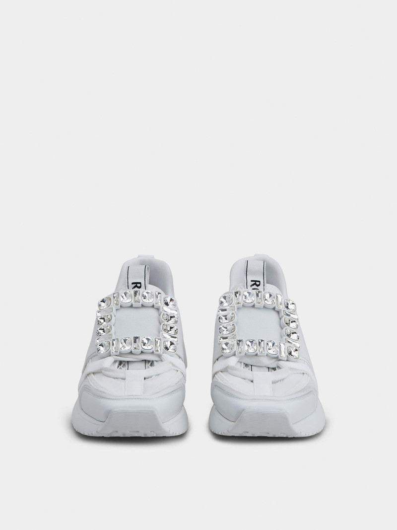 Viv' Go Rhinestone Buckle Sneakers in Technical Fabrics 3