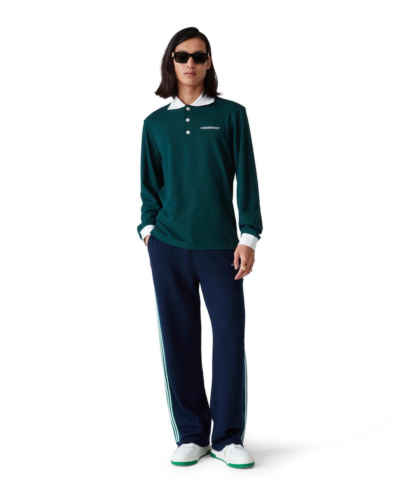 Long Sleeve Polo Shirt - 2